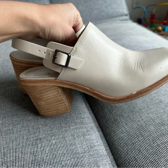 Intentionally Blank Honcho Mule Shoes Slingback Size 9 Women’s Square Toe