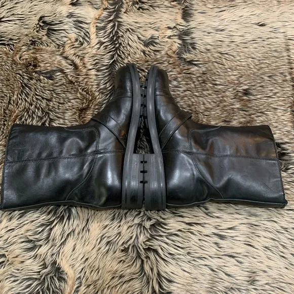 ITALEAU buckle straps wrap the vamp and ankle handmade leather boots Sz 38 us 8
