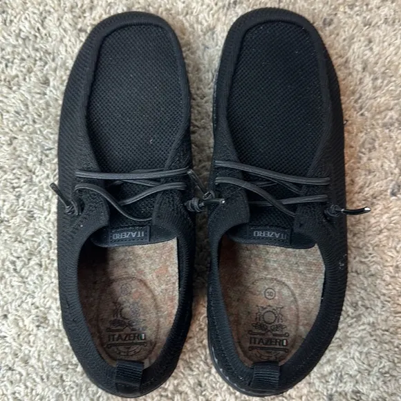 ITAZERO Slip On Loafer with Arch Support Sz 10 Black