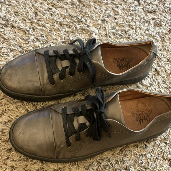 J&amp;M Est. 1850 Gray Leather Lace Up Men’s Sneaker Shoes US Size 11