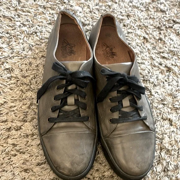 J&amp;M Est. 1850 Gray Leather Lace Up Men’s Sneaker Shoes US Size 11