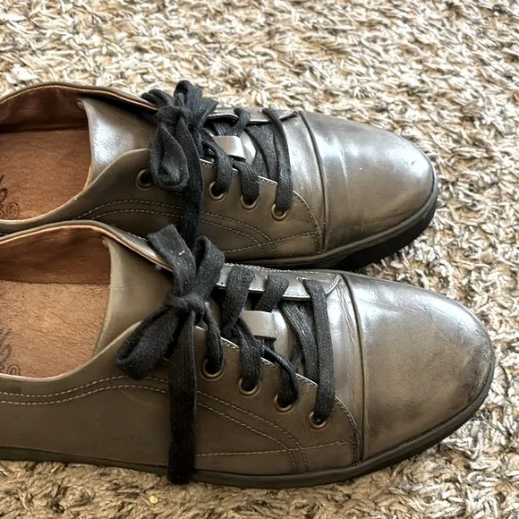 J&amp;M Est. 1850 Gray Leather Lace Up Men’s Sneaker Shoes US Size 11