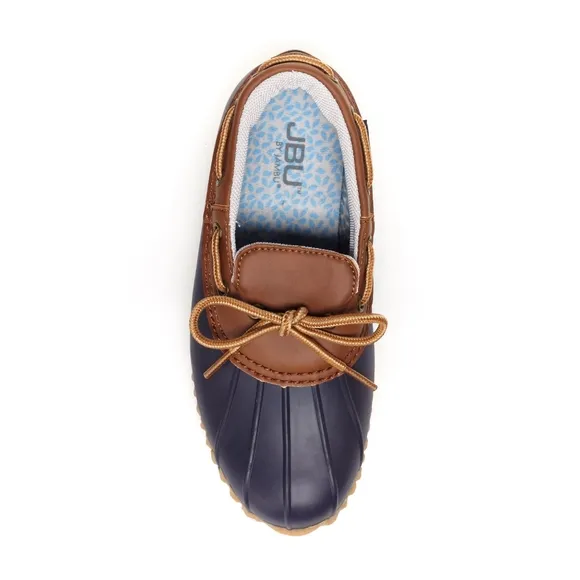 JBU By Jambu Women's Gwen-Garden Ready Duck Shoes - Navy/Whiskey Size 8 NIB