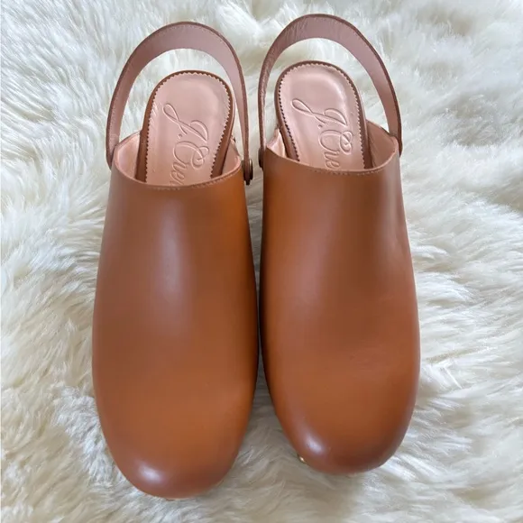J.Crew Convertible Classic Leather Clogs Size: 8.5 Brown
