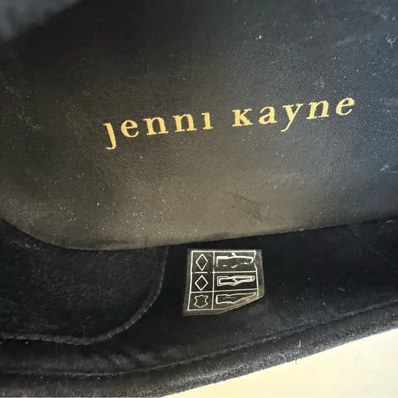 Jenni Kayne Black Slip- Ons Lounger Suede Sneakers Size 39