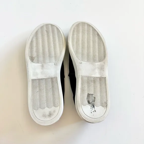 Jenni Kayne Black Slip- Ons Lounger Suede Sneakers Size 39