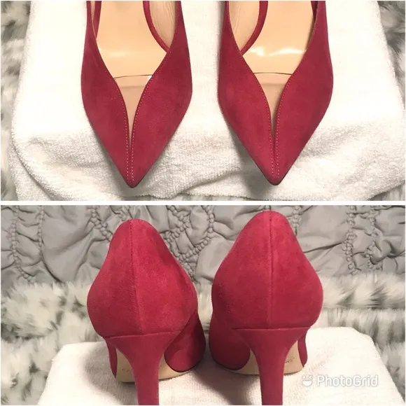 JIMMY CHOO Baker Suede Leather Shoes EU 39.5 / US 9 New with Dust Bag