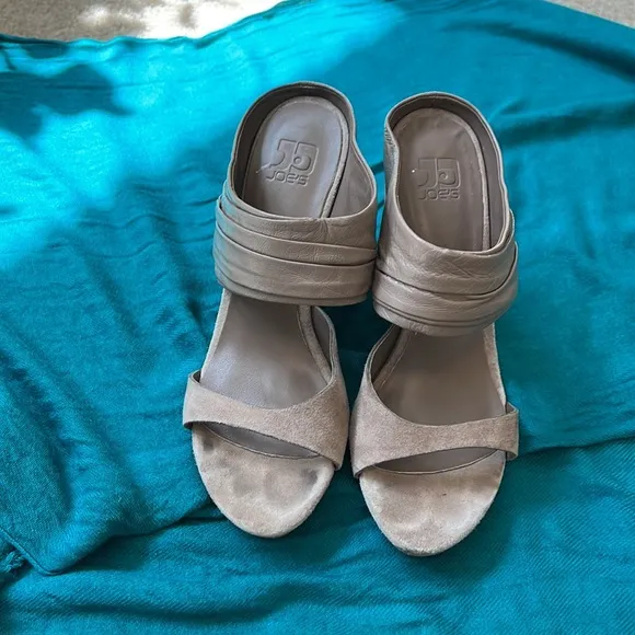 JOE’S Leather Wedge Heels Size 8