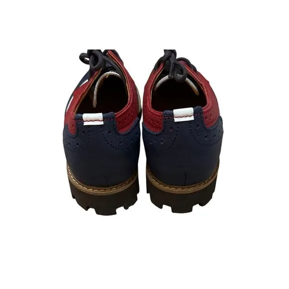 John Fluevog 7th Heaven Michael Womens Classic Wingtip  Derby Shoes Size 7.5