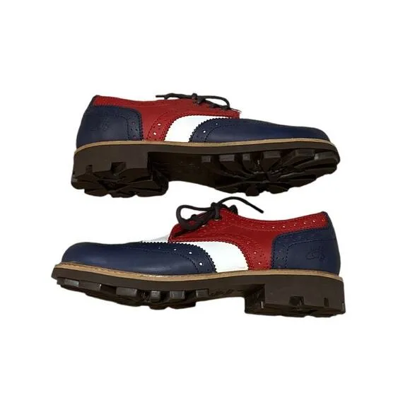 John Fluevog 7th Heaven Michael Womens Classic Wingtip  Derby Shoes Size 7.5
