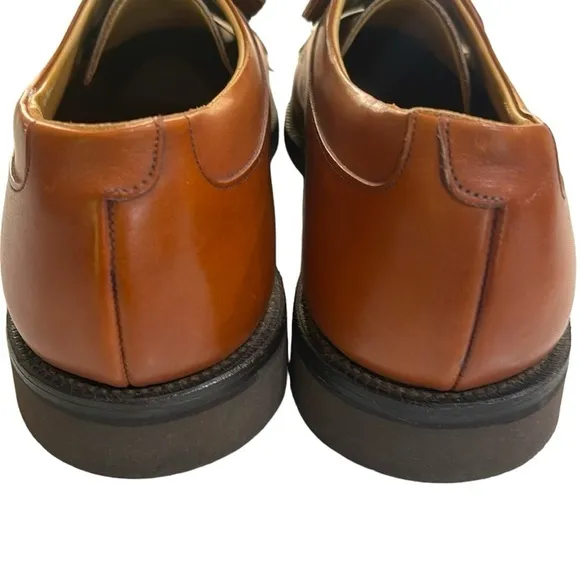 Johnston &amp; Murphy Brown Leather Lace Up Oxford Leather  Shoes SZ 11