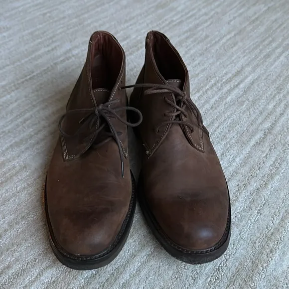 Johnston &amp; Murphy Copeland Chukka Boot Tan Oiled Full Grain Size 8