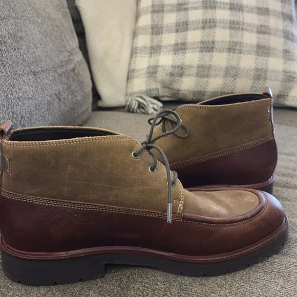 Johnston &amp; Murphy Men's Sanders Chukka Brown Shoes Size 10