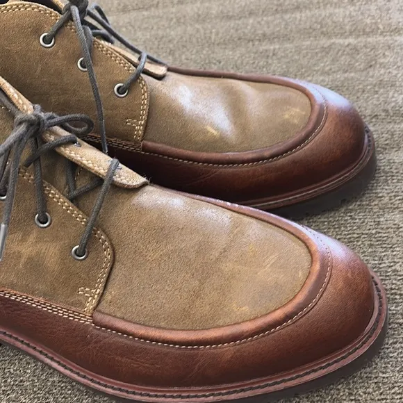 Johnston &amp; Murphy Men's Sanders Chukka Brown Shoes Size 10