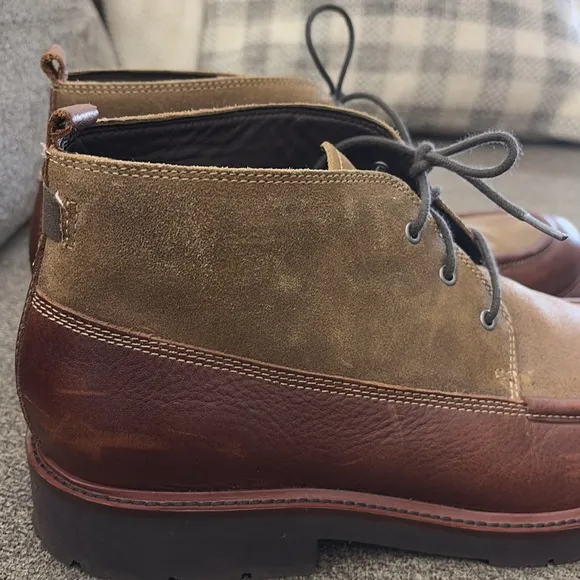 Johnston &amp; Murphy Men's Sanders Chukka Brown Shoes Size 10