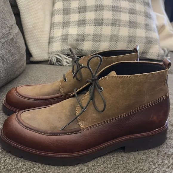 Johnston &amp; Murphy Men's Sanders Chukka Brown Shoes Size 10
