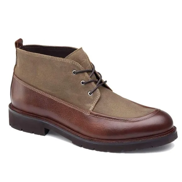 Johnston &amp; Murphy Men's Sanders Chukka Brown Shoes Size 10
