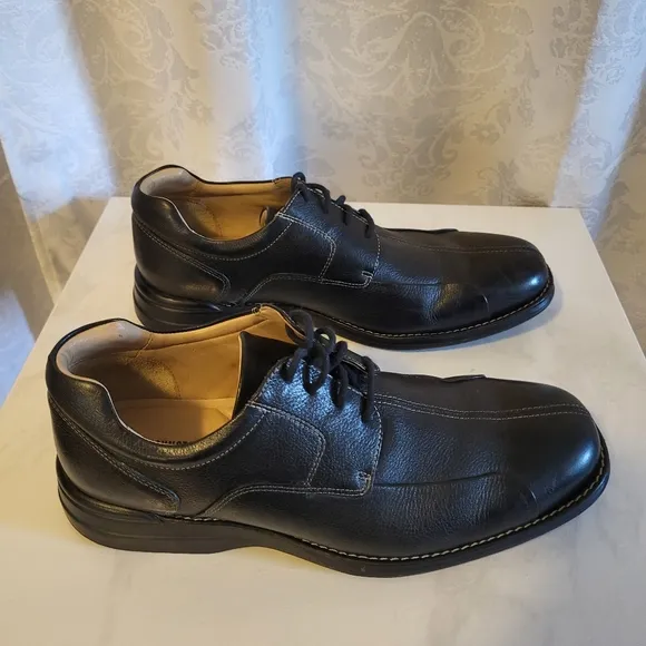 Johnston &amp; Murphy Men's Shuler Bicycle Oxford Shoes, Size 10.5m, Black