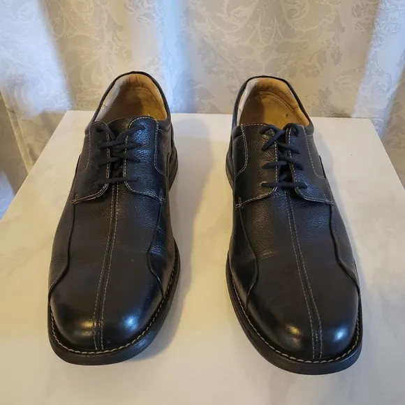 Johnston &amp; Murphy Men's Shuler Bicycle Oxford Shoes, Size 10.5m, Black