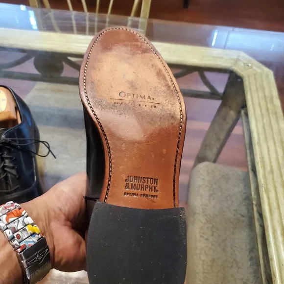 Johnston &amp; Murphy Optima shoes, Size 10 1/2 DB, Rtls. $190.00 Asking $110.00