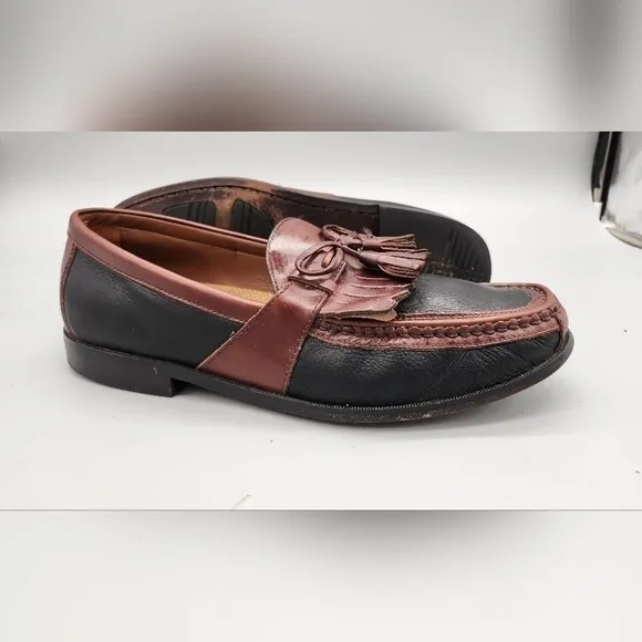 Johnston &amp; Murphy Shoes Men 10 Aragon II Kiltie Tassel Narrow