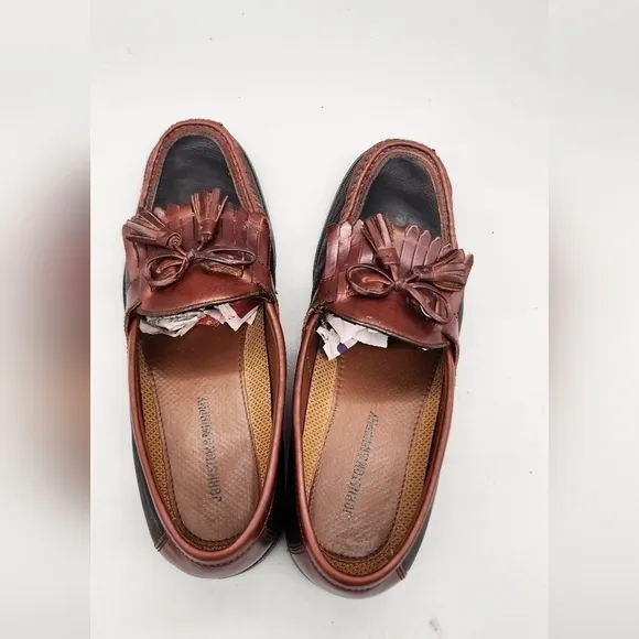 Johnston &amp; Murphy Shoes Men 10 Aragon II Kiltie Tassel Narrow