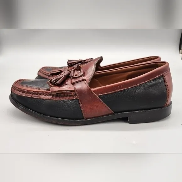 Johnston &amp; Murphy Shoes Men 10 Aragon II Kiltie Tassel Narrow