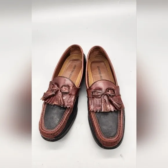 Johnston &amp; Murphy Shoes Men 10 Aragon II Kiltie Tassel Narrow