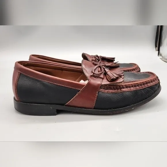 Johnston &amp; Murphy Shoes Men 10 Aragon II Kiltie Tassel Narrow