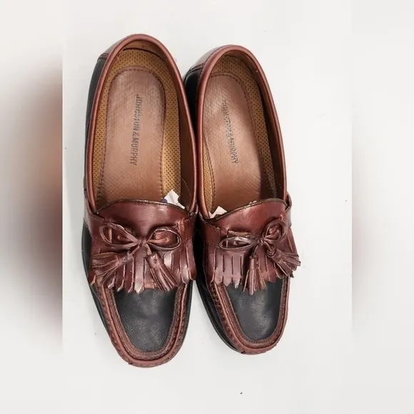 Johnston &amp; Murphy Shoes Men 10 Aragon II Kiltie Tassel Narrow