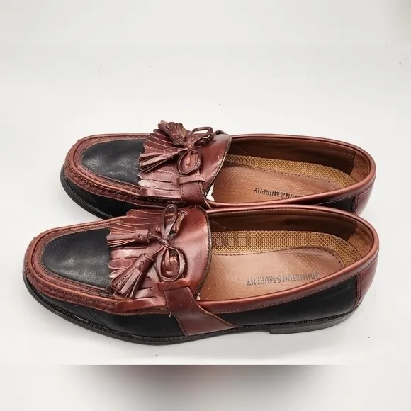 Johnston &amp; Murphy Shoes Men 10 Aragon II Kiltie Tassel Narrow