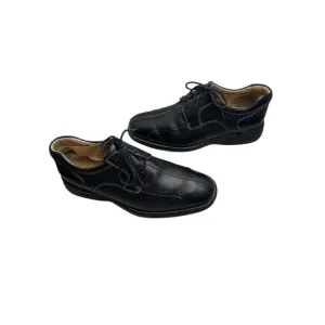 Johnston &amp; Murphy Shuler Bicycle Men's Size‎ 10 W Black Leather Shoes  20-7222