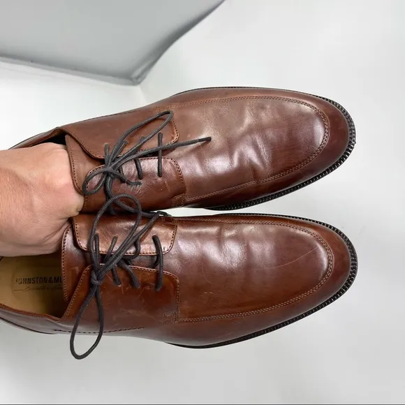 Johnston &amp; Murphy signature series sheepskin shoes size 11