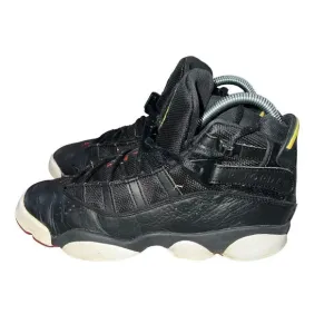 Jordan Big Kid's 6 Rings Black/White-Gym Red Size 5Y