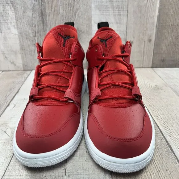 Jordan Fadeaway GS Boys' Mid Top Sneaker Shoes Gym Red White Size 6Y AO1331-600