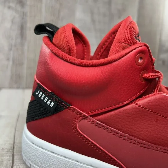 Jordan Fadeaway GS Boys' Mid Top Sneaker Shoes Gym Red White Size 6Y AO1331-600