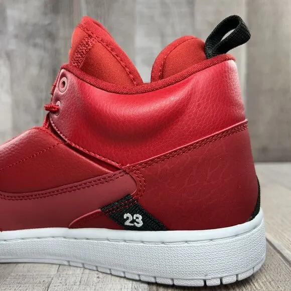 Jordan Fadeaway GS Boys' Mid Top Sneaker Shoes Gym Red White Size 6Y AO1331-600