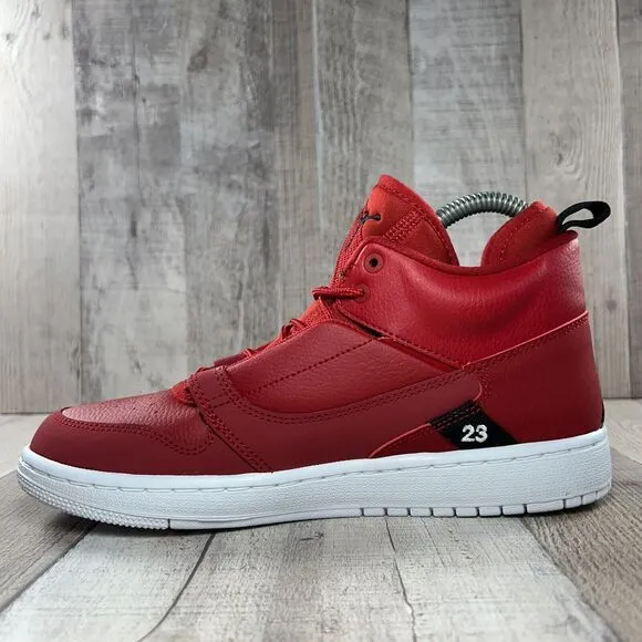 Jordan Fadeaway GS Boys' Mid Top Sneaker Shoes Gym Red White Size 6Y AO1331-600