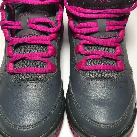 Jordan Flight Origin 2 GG Grey &amp; Fuchsia Shoes