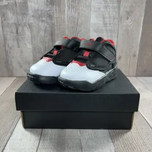 Jordan Max Aura 4 (TD) Baby's Sneaker Black Gym Red-White Size 5C DQ8402-061