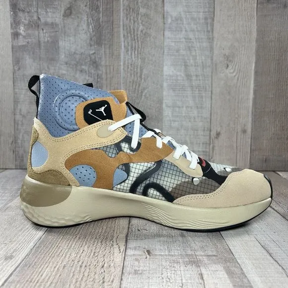 Jordan Men's Delta 3 SP Basketball Shoes Mid Top Sneakers Driftwood Brown Size 7