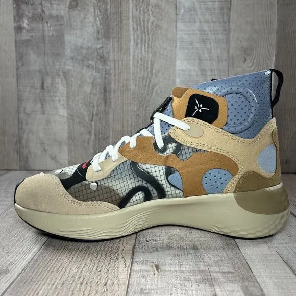 Jordan Men's Delta 3 SP Basketball Shoes Mid Top Sneakers Driftwood Brown Size 7