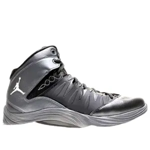 Jordan men's prime fly dark grey white basketball shoe sz 12.5 B49