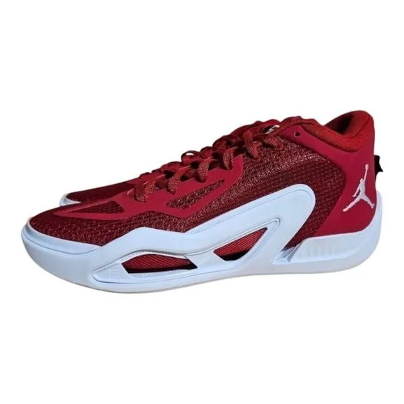 Jordan Red and White Athletic Shoes with Low Top Design and Jumpman fb2863 600