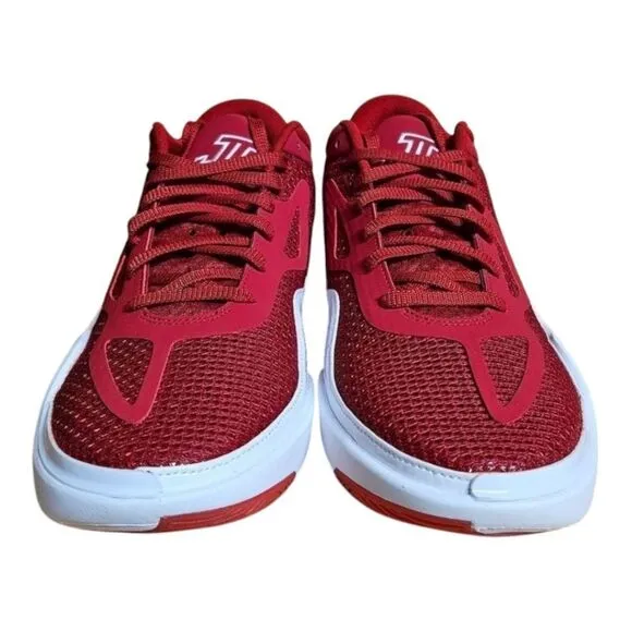Jordan Red and White Athletic Shoes with Low Top Design and Jumpman fb2863 600