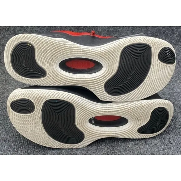 Jordan Sneakers Men Size 8.5 Ultra Fly 2 Black White Gym Red Shoes 897998-001