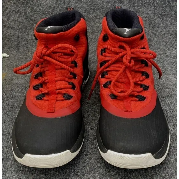 Jordan Sneakers Men Size 8.5 Ultra Fly 2 Black White Gym Red Shoes 897998-001