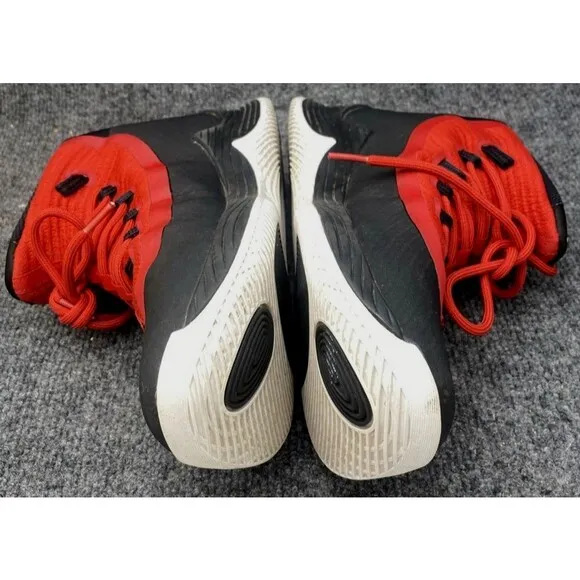 Jordan Sneakers Men Size 8.5 Ultra Fly 2 Black White Gym Red Shoes 897998-001