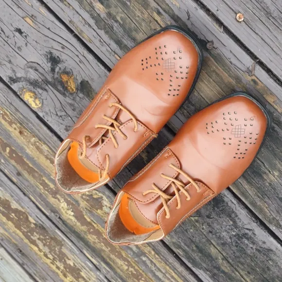 JORDANO COLLECTION MEMORY FOAM KIDS WINGTIP OXFORD DRESS SHOE