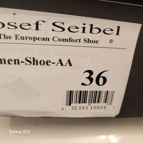 Josef Seibel Women's, Catalonia 51 Clogs. Graphite. NIB. Size EU 36/US 5-5.5